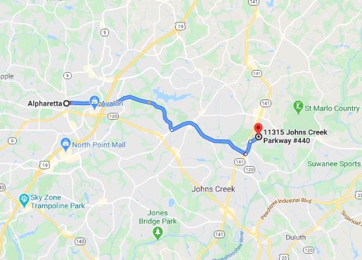 alpharetta driving directions to Luna Plastic Surgery alpharetta driving directions to Luna Plastic Surgery